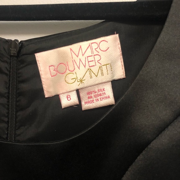 NWOT MARC BOUWER Black PROM Dress (size 6) - Picture 4 of 8